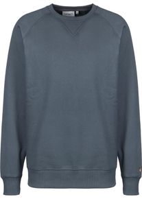 Carhartt Work In Progress Carhartt WIP, Herren Sweatshirt 'Chase', Rauchblau