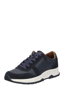 Tommy Hilfiger, Herren Sneaker 'LEATHER LIGHWEIGHT RUNNER', Navy / Weiß