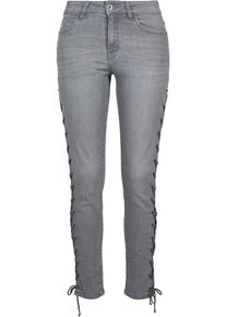 Urban Classics, Damen Pants, Grey Denim