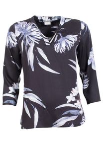 IN FRONT, Damen Tunika 'GILLA', Blau / Schwarz