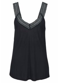 Lascana, Damen Top, Schwarz
