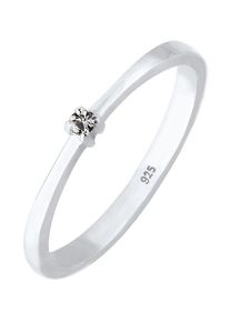 Elli, Damen Ring 'Solit&auml;r', Silber