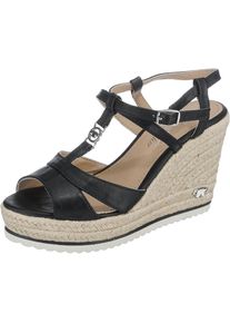 Tom Tailor, Damen Sandaletten, Schwarz