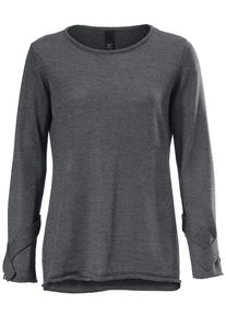 Heine, Damen Pullover, Dunkelgrau