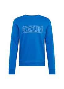 Hugo, Herren Sweatshirt 'Dicago-U5 10184534 01', Blau / Wei&szlig;