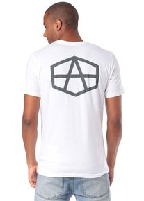 RVCA, Herren T-Shirt 'Reynolds Hex', Weiß