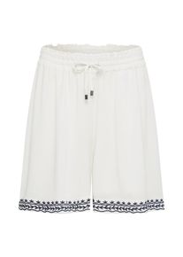 Véro Moda VERO MODA, Damen Shorts 'HOUSTON', Dunkelblau / Weiß