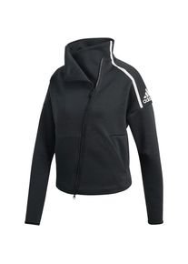 adidas Performance, Damen Sweatjacke, Schwarz / Weiß