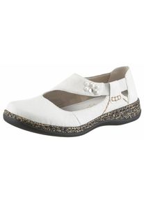 Rieker, Damen Slipper, Wei&szlig;
