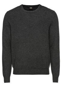 BOSS, Herren Pullover 'Albonok 10210417 01', Dunkelgrau