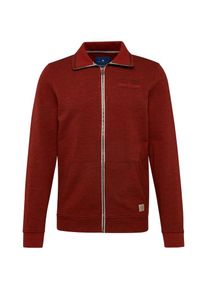 Tom Tailor, Herren Sweatjacke, Karminrot