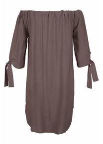 Lascana, Damen Kleid, Taupe