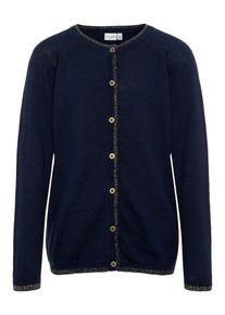 name it, M&auml;dchen Strickjacke, Dunkelblau
