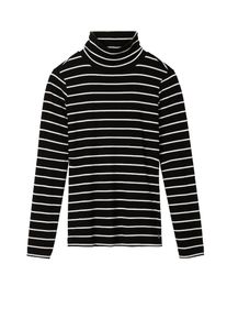 Sandwich, Damen Pullover, Schwarz / Wei&szlig;