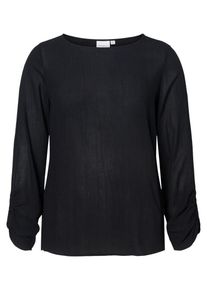 JUNAROSE, Damen Bluse, Schwarz
