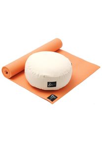 YOGISTAR.COM, Herren Yoga-set Starter Edition - Meditation, Orange