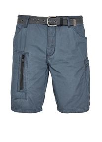 s.Oliver RED LABEL, Herren Cargo-Bermuda, Taubenblau