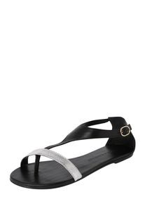 Melvin & Hamilton MELVIN & HAMILTON, Damen Sandale 'Colette 4', Schwarz / Silber