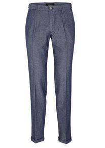 s.Oliver BLACK LABEL, Herren Hose aus Leinenmix, Dunkelblau