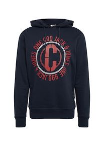 Jack & Jones JACK & JONES, Herren Sweatshirt, Dunkelblau / Rot / Wei&szlig;