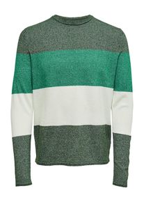 Only & Sons Only & Sons, Herren Pullover, Grün / Hellgrün / Dunkelgrün / Weiß