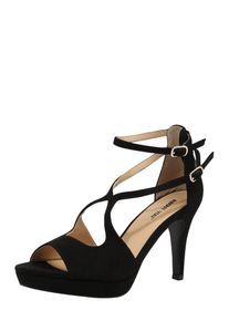 ABOUT YOU, Damen Peeptoe 'Sandra', Schwarz