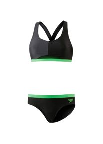 Speedo, Damen Bikini, Gr&uuml;n / Schwarz