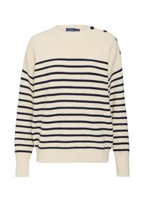 Polo Ralph Lauren, Damen Pullover, Creme / Navy