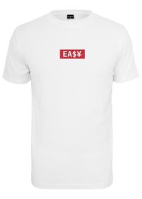 Mister Tee, Herren Shirt 'Easy Box', Rot / Weiß