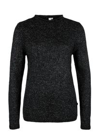 Q/S Designed By, Damen Strickpullover, Schwarzmeliert