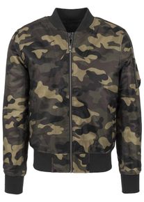 Urban Classics, Herren Jacket, Dunkelbraun / Khaki / Oliv / Schwarz