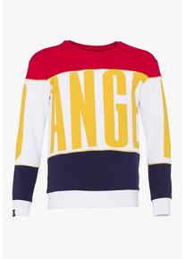 PLUS EIGHTEEN, Herren Sweatshirt, Mischfarben / Rot