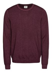 OLYMP, Herren Pullover 'Strick Lvl5 Merino fast dye', Bordeaux