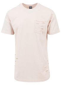 Urban Classics, Herren ' Ripped Pocket Tee ', Hellpink