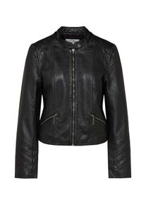 Vila, Damen Lederjacke 'VIMAKANA', Schwarz