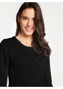 Heine, Damen Cardigan, Schwarz