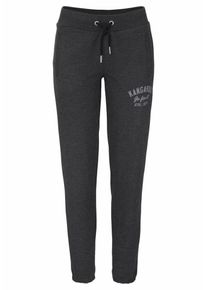 Kangaroos, Damen Relaxhose, Grau / Schwarzmeliert