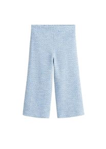 Mango Kids, M&auml;dchen Hose 'Julia', Hellblau / Wei&szlig;