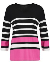 Gerry Weber, Damen T-Shirt, Pink / Schwarz / Weiß