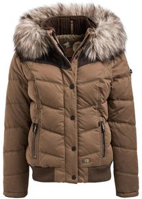 Khujo, Damen Jacke 'Holly', Braun / Schwarz
