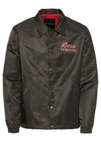 Deus EX MACHINA, Herren Jacke 'Sunny Enthusiasm Coach', Khaki / Rot