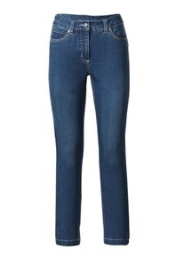 Heine, Damen Bodyform-7/8-Jeans, Blue Denim