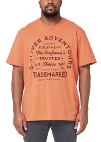 s.Oliver RED LABEL, Herren Jerseyshirt, Orange