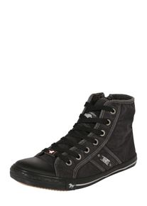 Mustang, Damen Hohe Sneaker aus Canvas, Grau