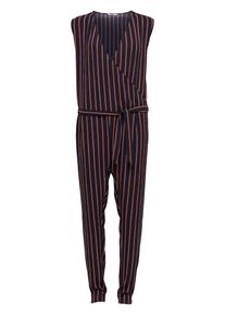 Only, Damen Jumpsuit, Nachtblau / Rot / Wei&szlig;