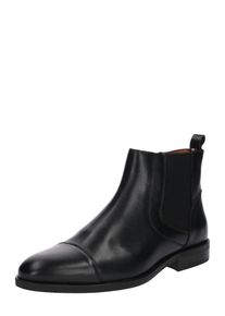Tommy Hilfiger, Herren Stiefel 'ESSENTIAL LEATHER TOECAP CHELSEA', Schwarz