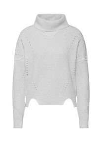 Oui, Damen Pullover, Graumeliert