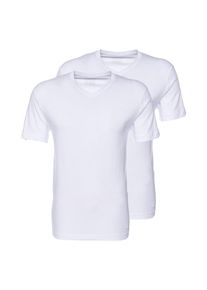 Tom Tailor, Herren T-Shirt im 2er-Pack, Weiß