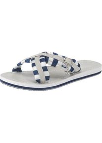 Tamaris, Damen Pantoletten, Blau / Grau