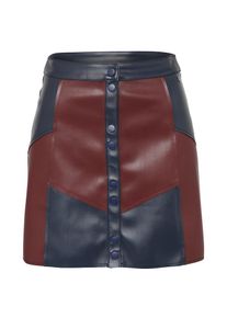 Pepe Jeans, Damen Minirock 'Petra', Blau / Rostrot
